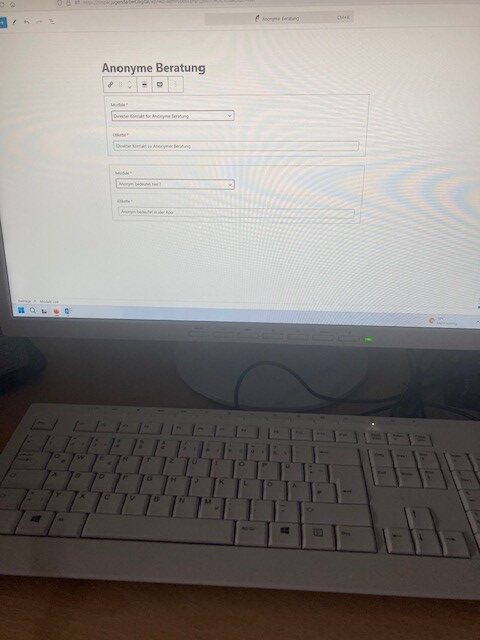 JugendApp - Foto Anonyme Beratung
